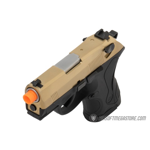 WE Tech Small Dog Full Metal Gas Blowback Airsoft Pistol - TITANIUM GOLD