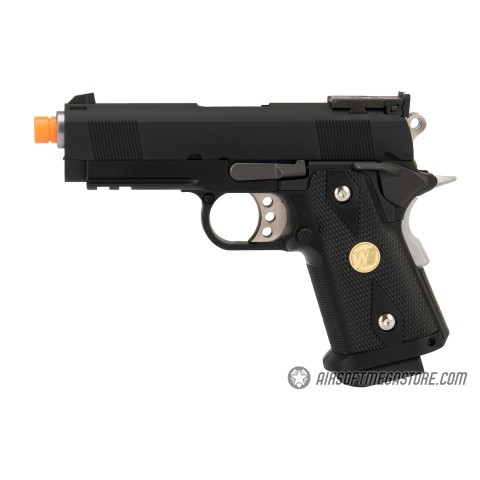 WE Tech 1911 3.8 Baby Hi-Capa Gas Blowback Airsoft Pistol [Version B] - BLACK