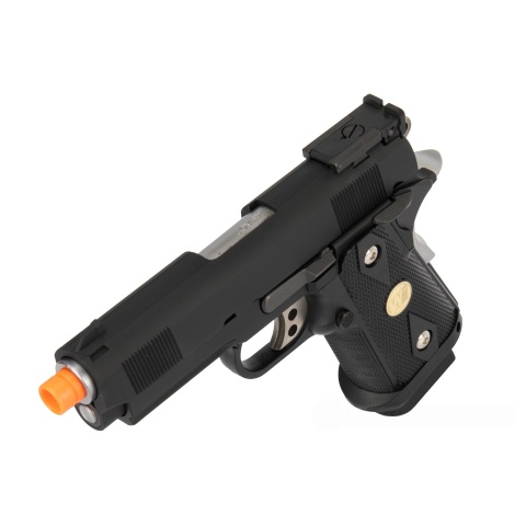WE Tech 1911 3.8 Baby Hi-Capa Gas Blowback Airsoft Pistol [Version B] - BLACK