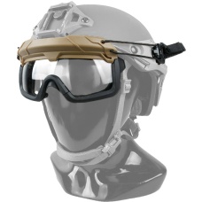 G-Force Quick-Detach Airsoft Goggles for BUMP Type Helmets - Coyote Brown