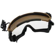 G-Force Quick-Detach Airsoft Goggles for BUMP Type Helmets - Coyote Brown