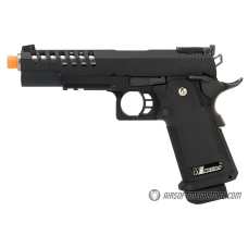 WE Tech 1911 Hi-Capa Hyper Speed Gas Blowback Airsoft PIstol - Black