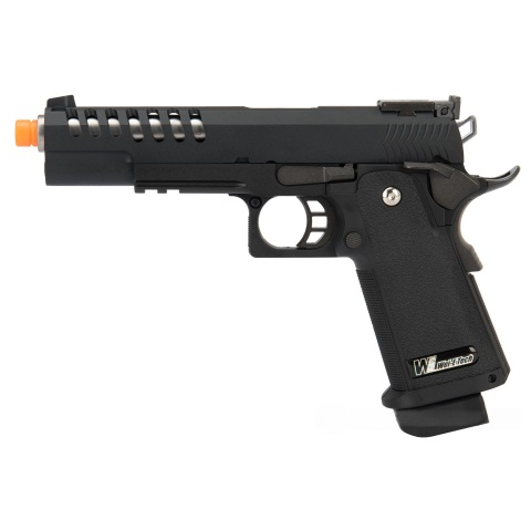 WE Tech 1911 Hi-Capa Hyper Speed Gas Blowback Airsoft PIstol - Black