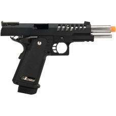 WE Tech 1911 Hi-Capa Hyper Speed Gas Blowback Airsoft PIstol - Black