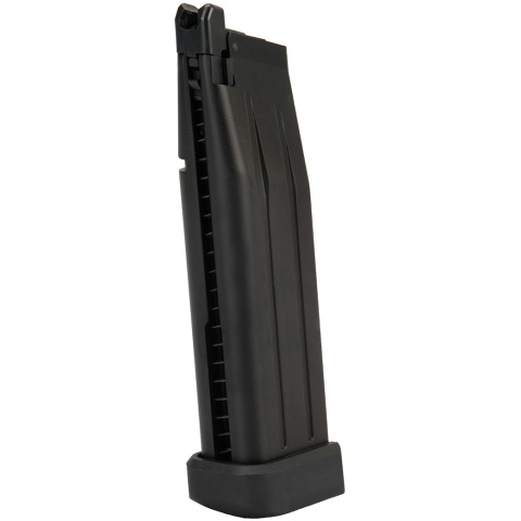 WE Tech 1911 Hi-Capa T-Rex Competition Gas Blowback Airsoft Pistol w/ Sight Mount & Top Ports - TWO TONE / SILVER