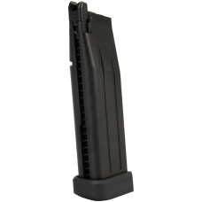 WE Tech 1911 Hi-Capa T-Rex Competition Gas Blowback Airsoft Pistol w/ Sight Mount - BLACK / SILVER