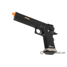 WE Tech 1911 Hi-Capa T-Rex Competition Gas Blowback Airsoft Pistol w/ Sight Mount & Top Ports - BLACK / GOLD