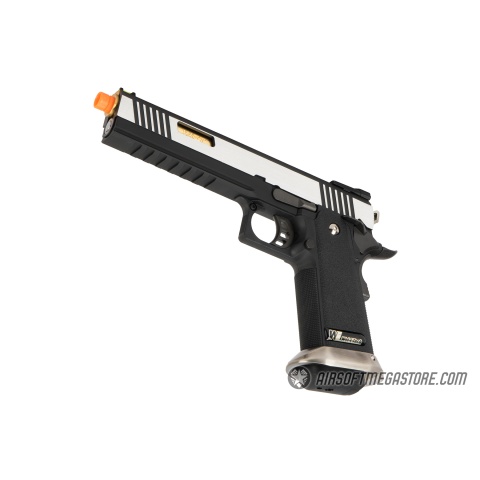 WE Tech 1911 Hi-Capa T-Rex Competition Gas Blowback Airsoft Pistol w/ Sight Mount & Top Ports (TWO TONE / GOLD)