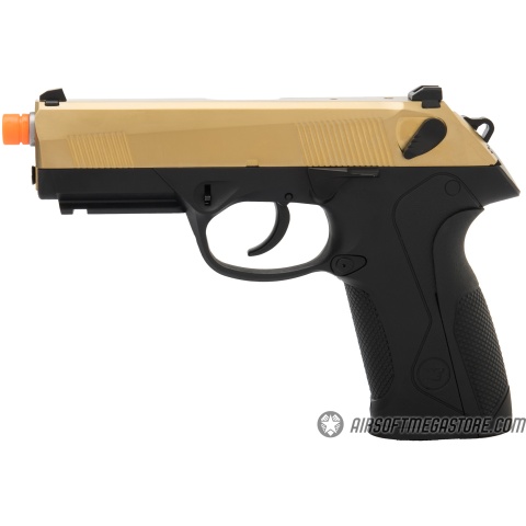 WE Tech Bulldog Full Size Full Metal Gas Blowback Airsoft Pistol - TITANIUM GOLD