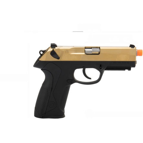 WE Tech Bulldog Full Size Full Metal Gas Blowback Airsoft Pistol - TITANIUM GOLD