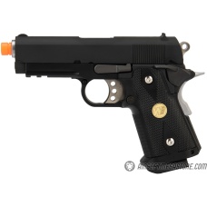 WE Tech 1911 3.8 Baby Hi-Capa Gas Blowback Airsoft Pistol [Version A] - BLACK