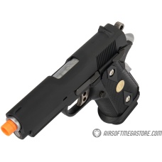 WE Tech 1911 3.8 Baby Hi-Capa Gas Blowback Airsoft Pistol [Version A] - BLACK