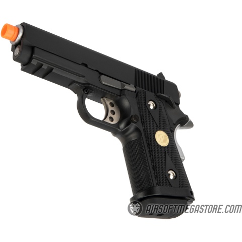 WE Tech 1911 3.8 Baby Hi-Capa Gas Blowback Airsoft Pistol [Version A] - BLACK