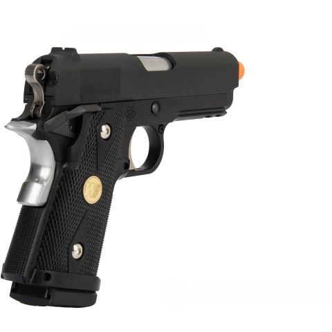 WE Tech 1911 3.8 Baby Hi-Capa Gas Blowback Airsoft Pistol [Version A] - BLACK
