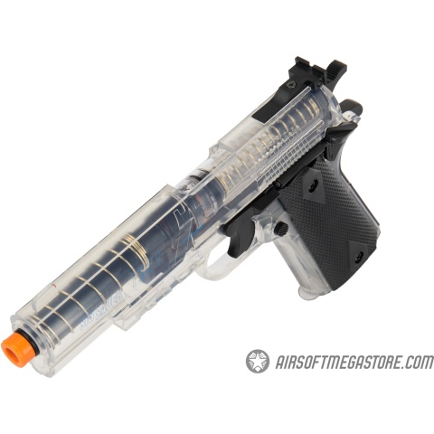 Sig Sauer GSR 1911 Spring Airsoft Pistol w/ Spare Magazine - BLACK / CLEAR
