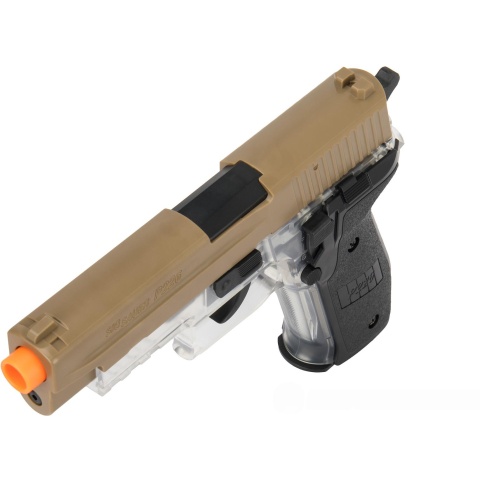 Sig Sauer P226 Spring Airsoft Pistol - DARK EARTH / CLEAR