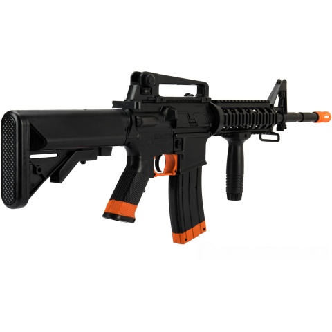 Sig Sauer Patrol  Airsoft Gun Kit with M4 AEG Rifle and pistol and 5000 rounds of BBs - BLACK / ORANGE - DISCONTINUED