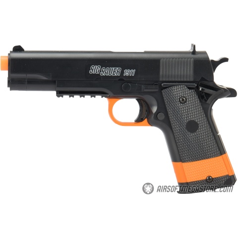 Sig Sauer Patrol  Airsoft Gun Kit with M4 AEG Rifle and pistol and 5000 rounds of BBs - BLACK / ORANGE - DISCONTINUED