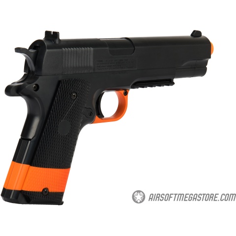 Sig Sauer Patrol  Airsoft Gun Kit with M4 AEG Rifle and pistol and 5000 rounds of BBs - BLACK / ORANGE - DISCONTINUED