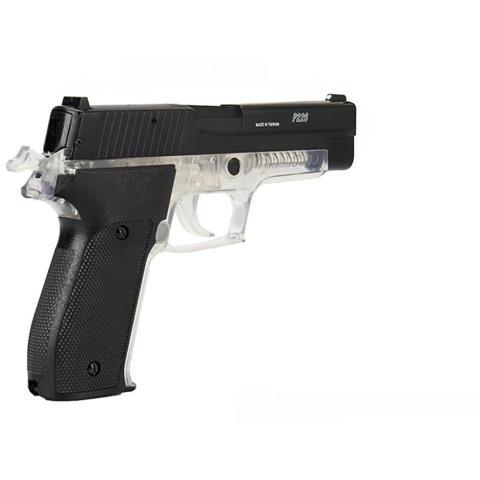 Sig Sauer P226 Spring Airsoft Pistol - BLACK / CLEAR