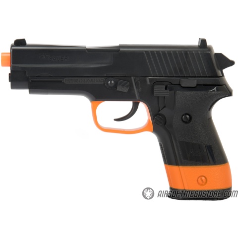 Sig Sauer P228 Spring Airsoft Pistol - BLACK / ORANGE