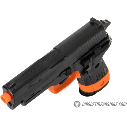 Sig Sauer P228 Spring Airsoft Pistol - BLACK / ORANGE
