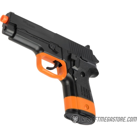 Sig Sauer P228 Spring Airsoft Pistol - BLACK / ORANGE