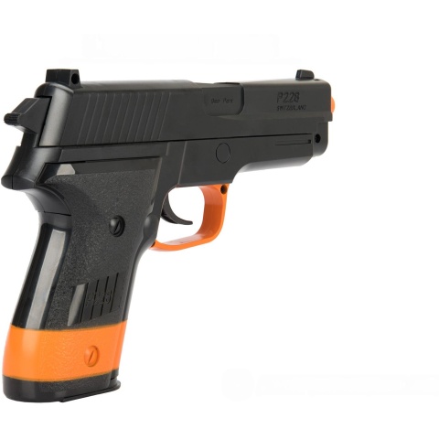 Sig Sauer P228 Spring Airsoft Pistol - BLACK / ORANGE