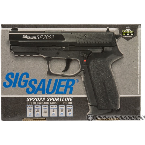 Sig Sauer SP2022 Sportline CO2 Airsoft Pistol - BLACK - DISCONTINUED