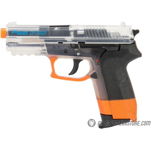Sig Sauer SP2022 CO2 Airsoft Pistol - CLEAR / ORANGE - DISCONTINUED