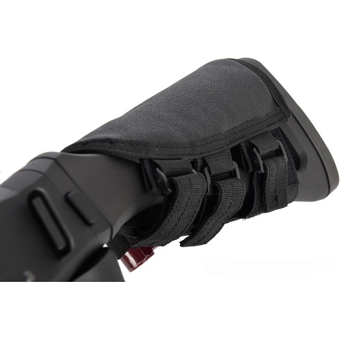 Lancer Tactical Tactical Hook and Loop Shotgun Shell Holder - BLACK