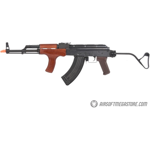 E&L Airsoft AK AIMS Platinum AEG Airsoft Rifle w/ Wood Furniture - BLACK