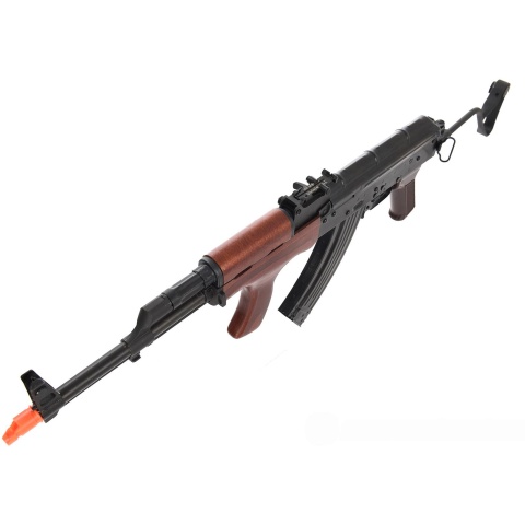 E&L Airsoft AK AIMS Platinum AEG Airsoft Rifle w/ Wood Furniture - BLACK