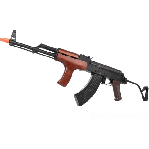E&L Airsoft AK AIMS Platinum AEG Airsoft Rifle w/ Wood Furniture - BLACK