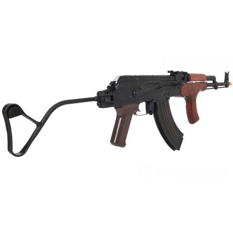 E&L Airsoft AK AIMS Platinum AEG Airsoft Rifle w/ Wood Furniture - BLACK