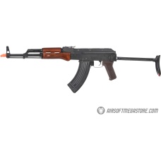 E&L Airsoft AK AIMS Platinum AEG Airsoft Rifle w/ Real Wood Furniture - BLACK
