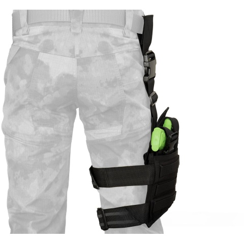 Flyye Industries SPEC-OPS MOLLE Drop Leg Pistol Holster - BLACK