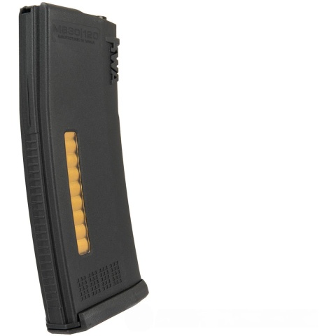 KWA 30/120rd MS120C Mid Capacity Airsoft Rifle Magazine [3 Pack] - BLACK