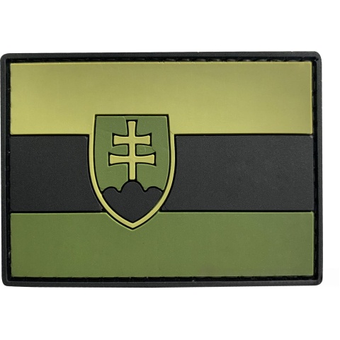 G-Force Slovakia PVC Morale Patch - GREEN