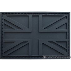 G-Force United Kingdom Flag PVC Morale Patch - BLACK