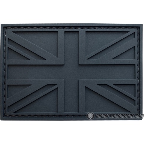 G-Force United Kingdom Flag PVC Morale Patch - BLACK