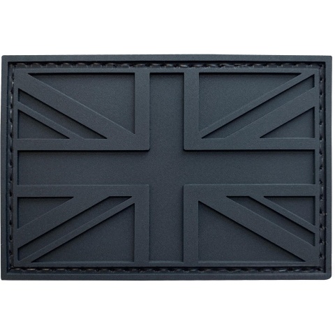 G-Force United Kingdom Flag PVC Morale Patch - BLACK