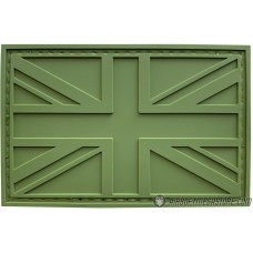 G-Force United Kingdom Flag PVC Morale Patch - GREEN