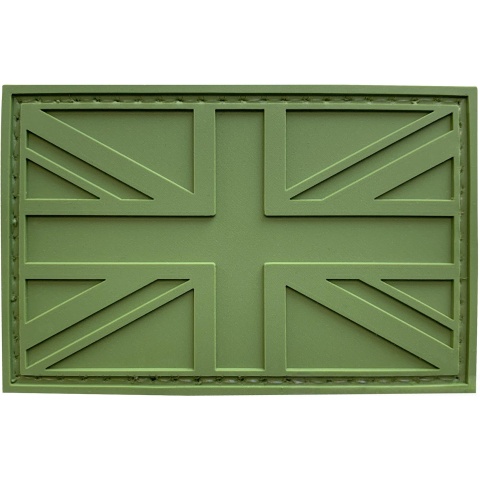 G-Force United Kingdom Flag PVC Morale Patch - GREEN