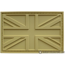 G-Force United Kingdom Flag PVC Morale Patch - TAN