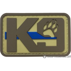 G-Force K9 Dog Paw PVC Morale Patch - TAN