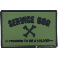 G-Force Service Dog Training to Be a Soldier PVC Morale Patch - OLIVE GREEN