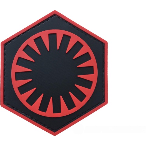 G-Force First Order PVC Morale Patch - RED / BLACK