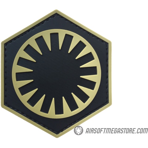 G-Force First Order PVC Morale Patch - TAN / BLACK