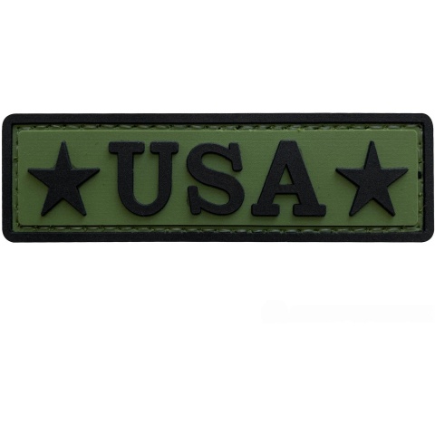 G-Force USA PVC Morale Patch - GREEN